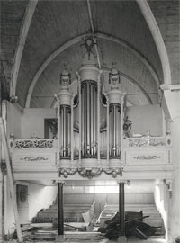 Orgel tijdens rest